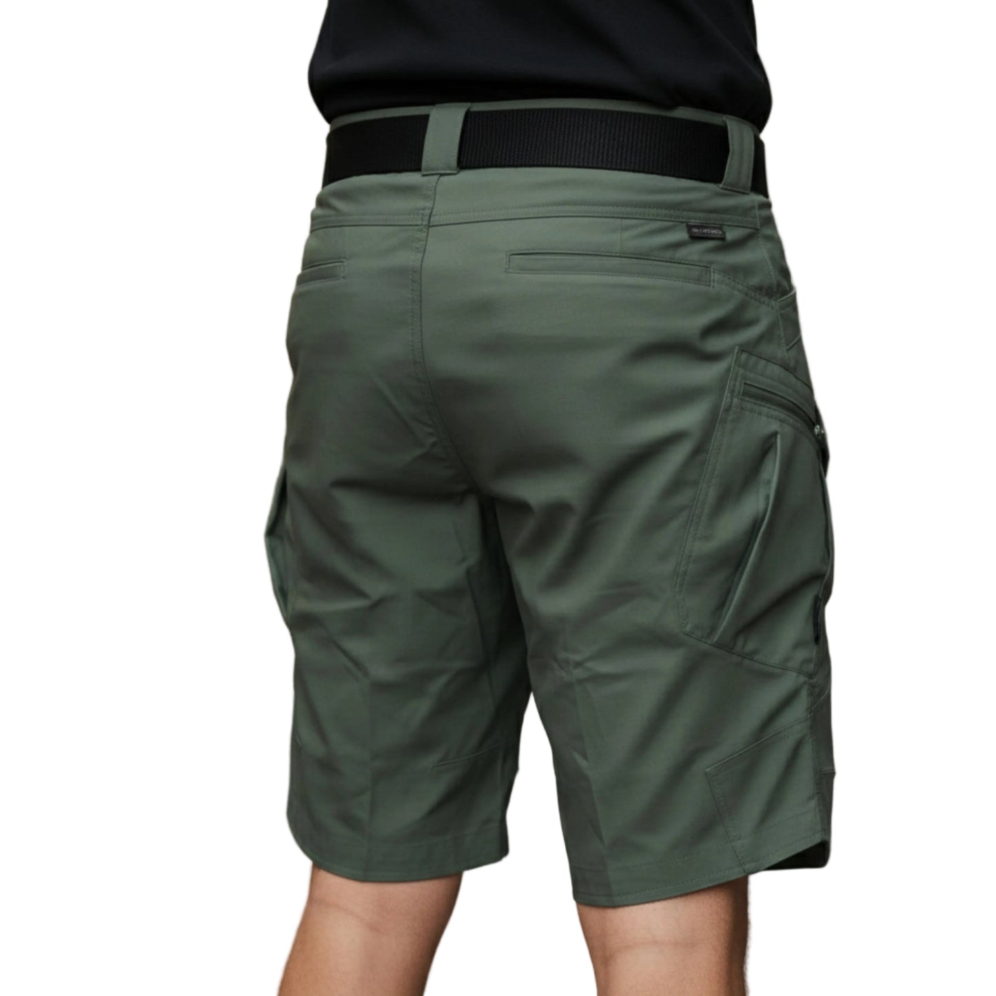 Mens Cargo Shorts Multi Pocket Belted-Gilviro
