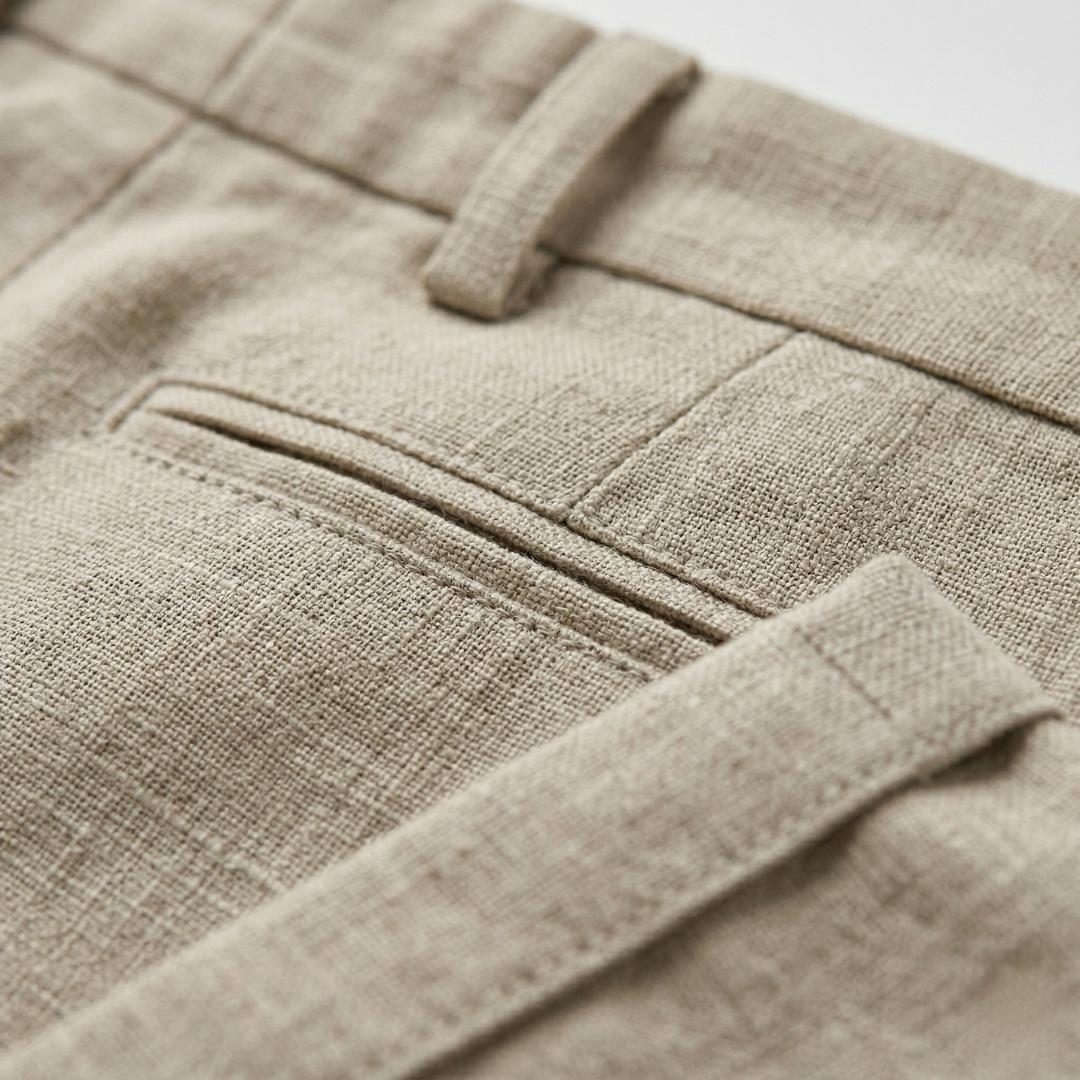 Men’s Chino Shorts Pleated Front Regular Fit-Gilviro