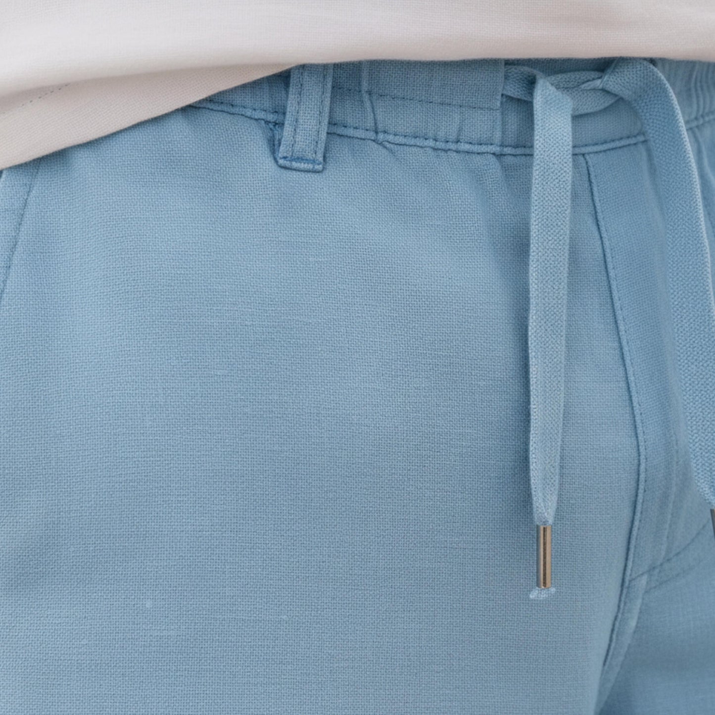 Men’s Drawstring Elastic Waist Shorts-Gilviro