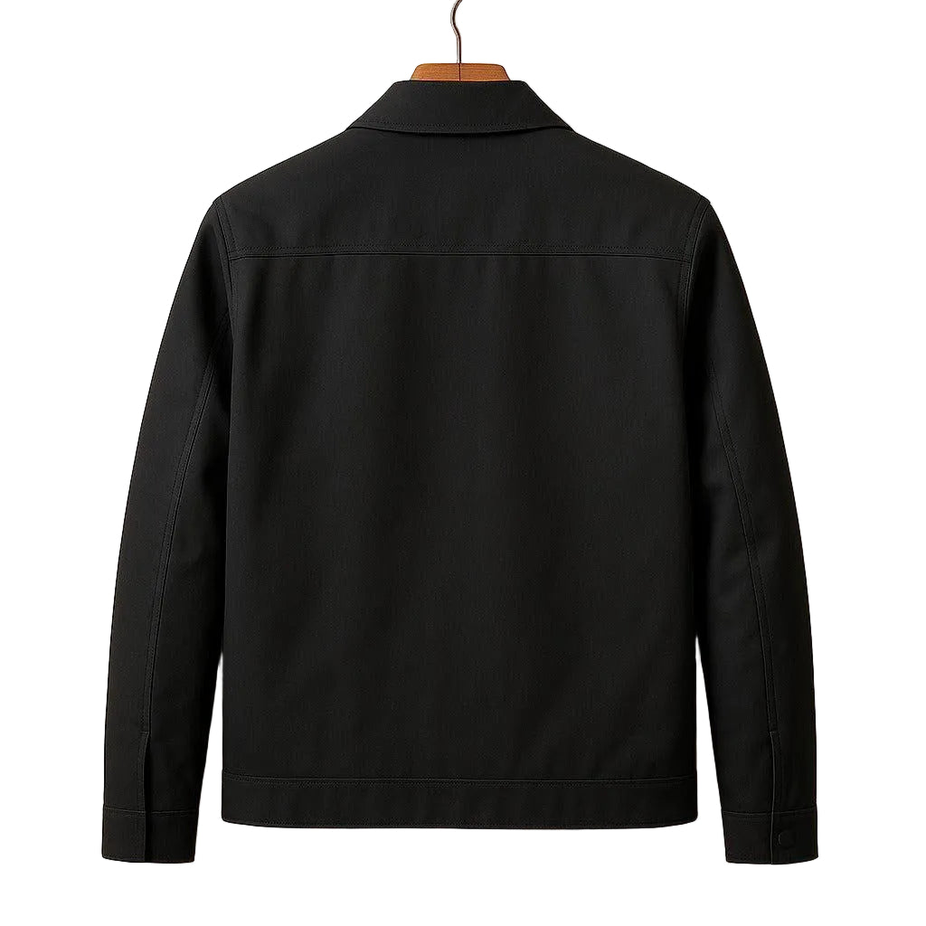 Men’s Lined Button-Up Jacket-Gilviro