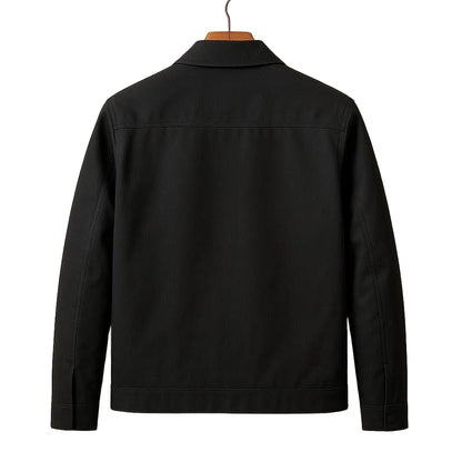 Men’s Lined Button-Up Jacket-Gilviro