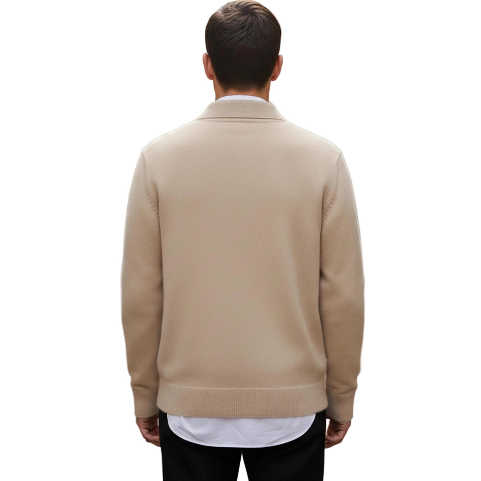 Men’s Sweater Long Sleeve Button Placket-Gilviro