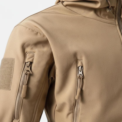 Men’s Tactical Hooded Zip Jacket-Gilviro