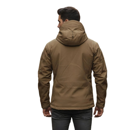 Men’s Tactical Hooded Zip Jacket-Gilviro