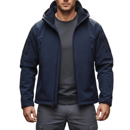 Men’s Tactical Hooded Zip Jacket-Gilviro