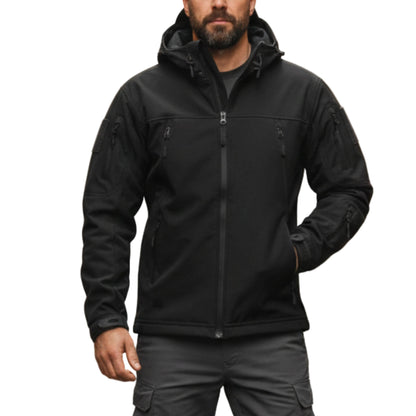 Men’s Tactical Hooded Zip Jacket-Gilviro