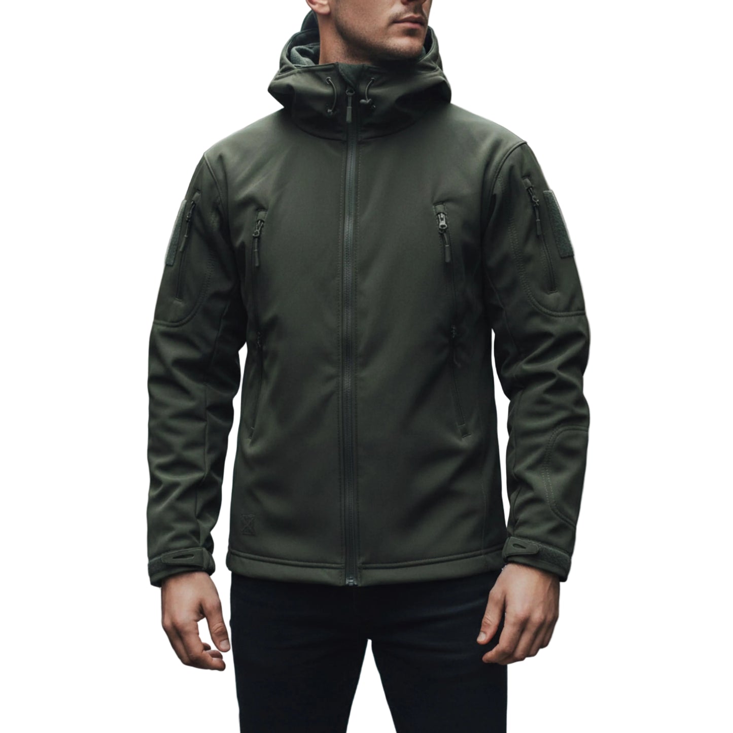 Men’s Tactical Hooded Zip Jacket-Gilviro