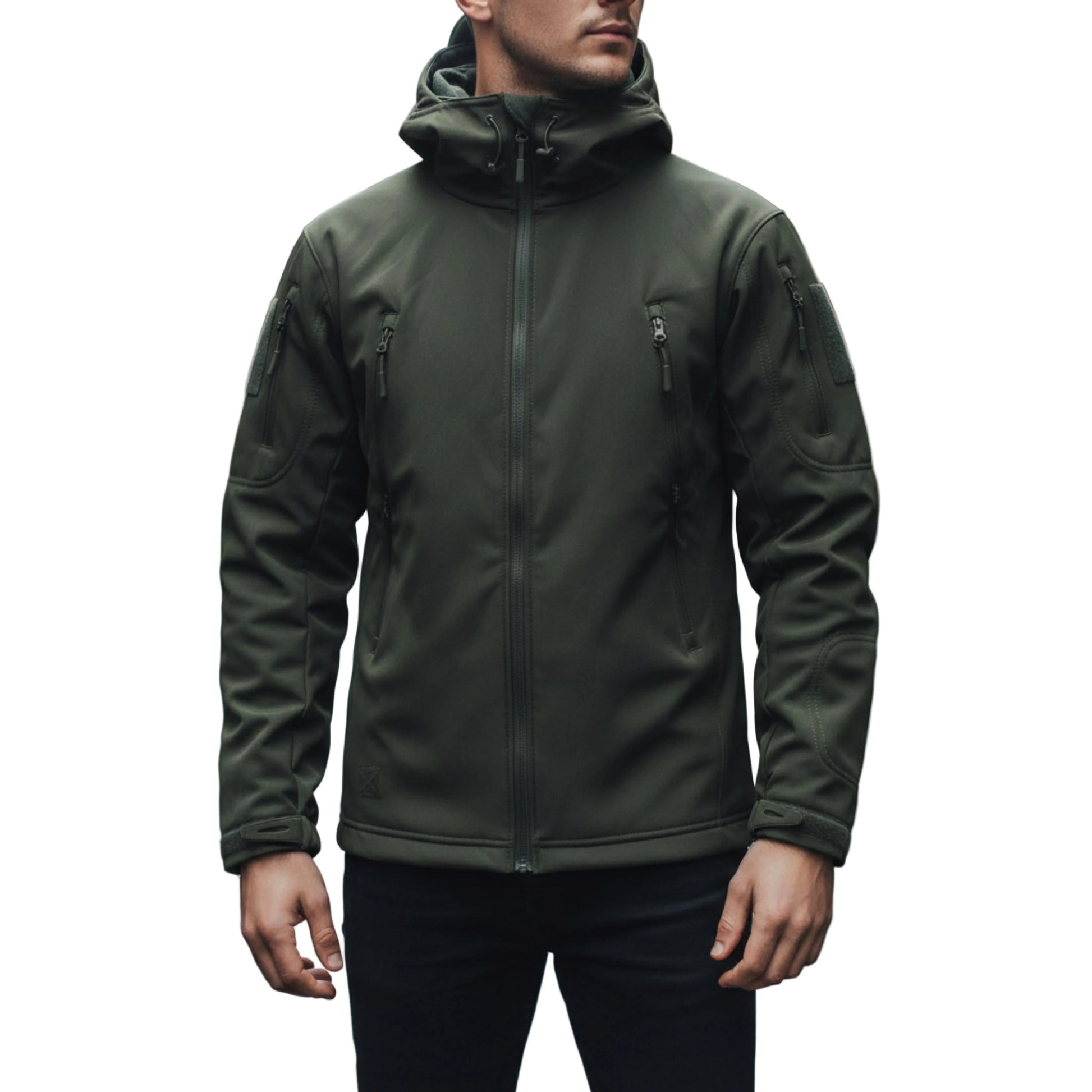 Men’s Tactical Hooded Zip Jacket-Gilviro