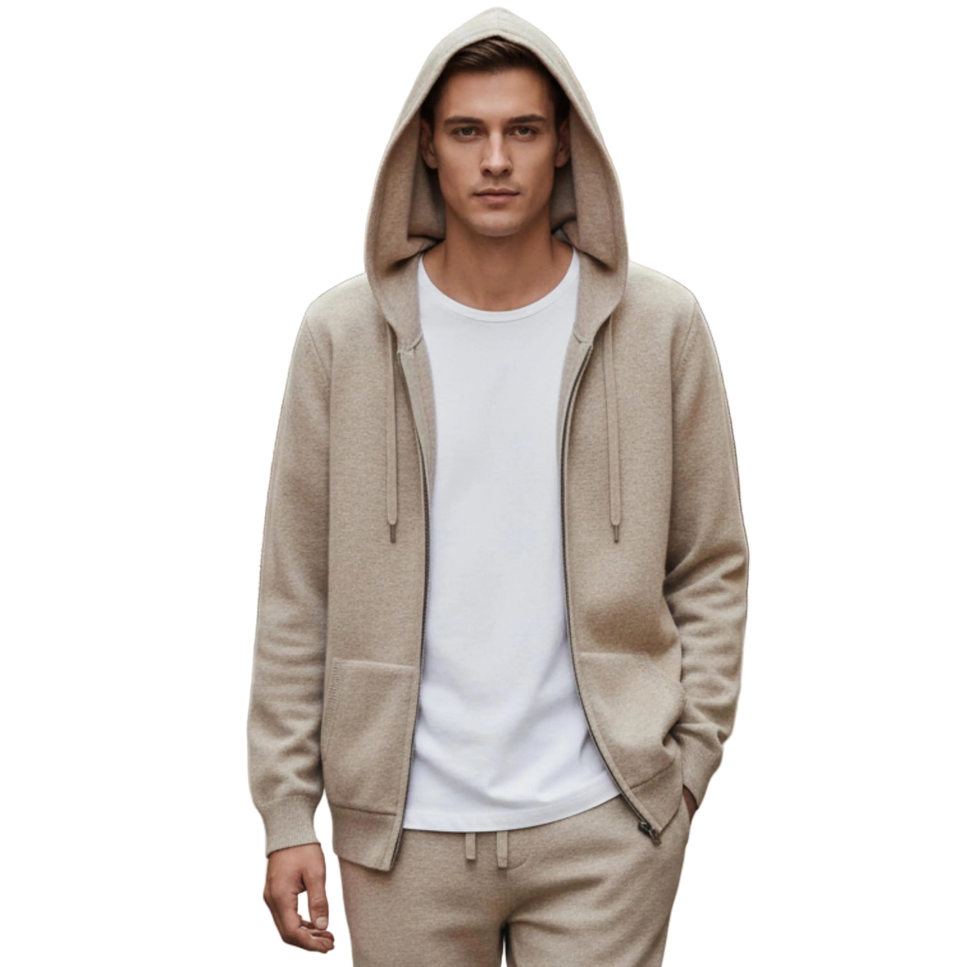 Men’s Zip Hoodie Jacket Long Sleeve-Gilviro