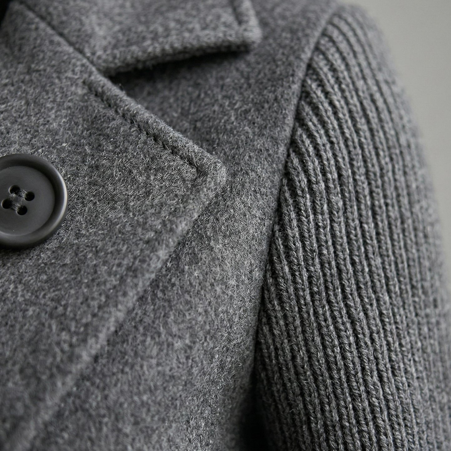 Women’s Double-Breasted Knit Blazer Jacket-Gilviro