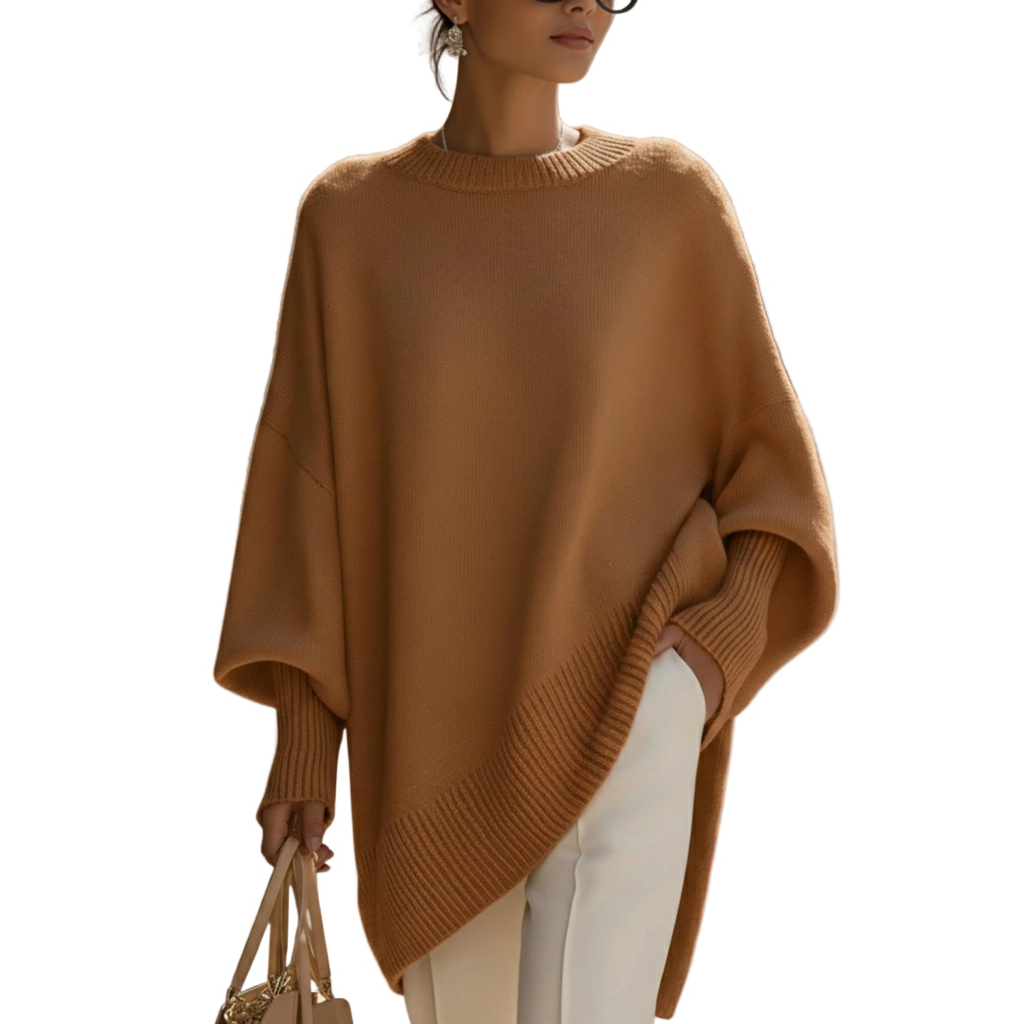 Women’s Oversized Knit Sweater-Gilviro