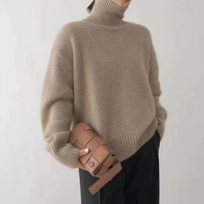 Women’s Turtleneck Sweater Long Sleeve-Gilviro