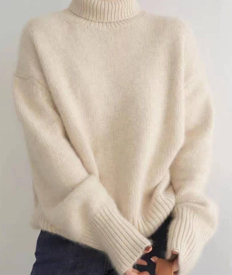 Women’s Turtleneck Sweater Long Sleeve-Gilviro