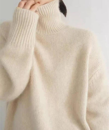 Women’s Turtleneck Sweater Long Sleeve-Gilviro