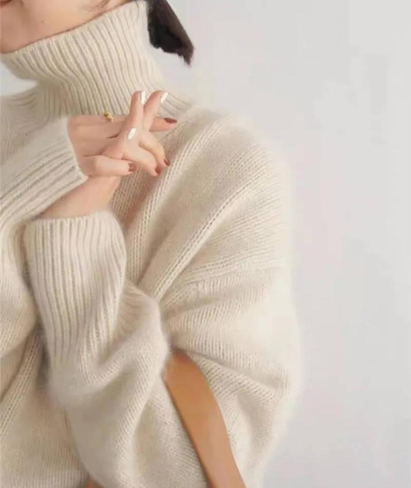 Women’s Turtleneck Sweater Long Sleeve-Gilviro