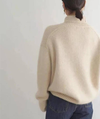 Women’s Turtleneck Sweater Long Sleeve-Gilviro