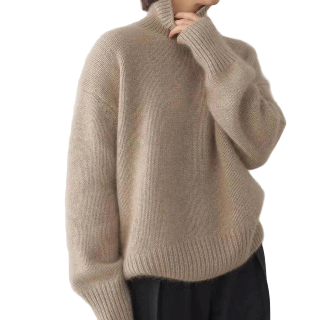 Women’s Turtleneck Sweater Long Sleeve-Gilviro